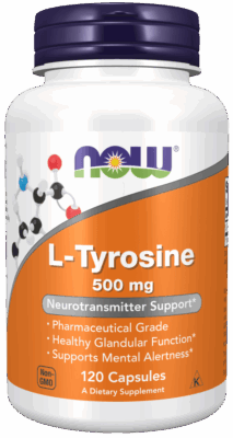 NOW L-TYROSINE 500MG 120CAPSULES