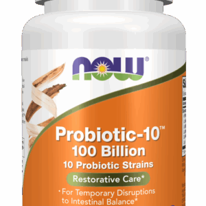 NOW PROBIOTIC-10 100BILLION 10 STRAINS 30VEG CAPS