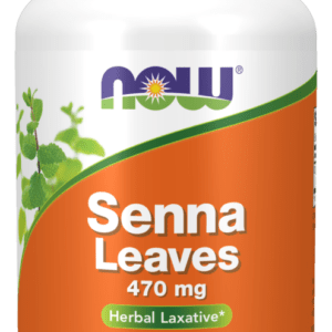 NOW SENNA LEAVES 470MG CAPS 100S