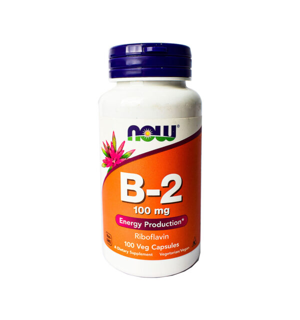 NOW VITAMIN B2 RIBOFLAVIN CAPS 100S