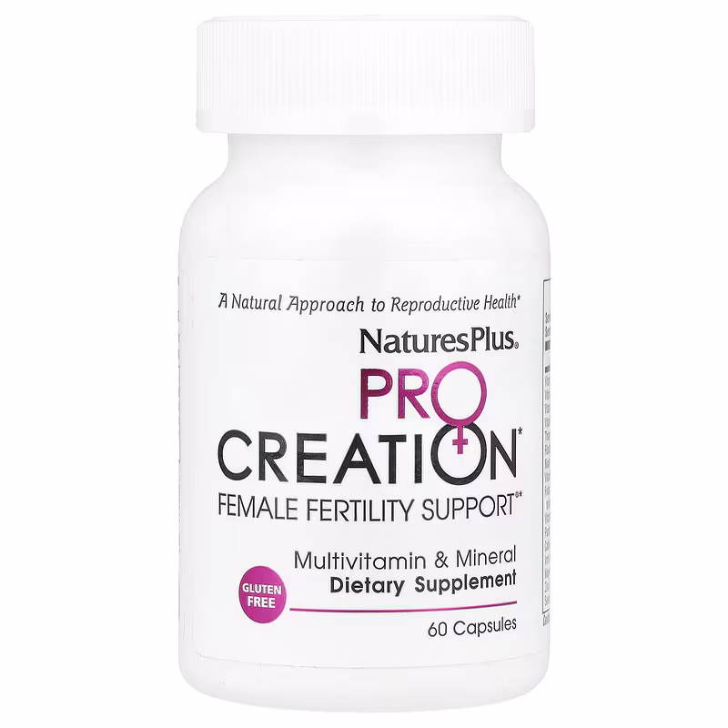 NATURES PLUS PRO CREATION FEMALE FERTILITY SUPPORT 60CAPSULES