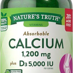 NT CALCIUM 1,200MG PLUS D3 5,000 120SOFTGELS