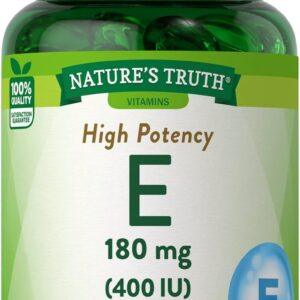 NT NATURAL VITAMIN E 400IU SOFTGELS 100S