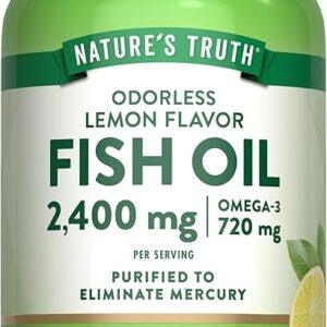 NT ODORLESS FISH OIL 2400MG SOFTGELS 90S