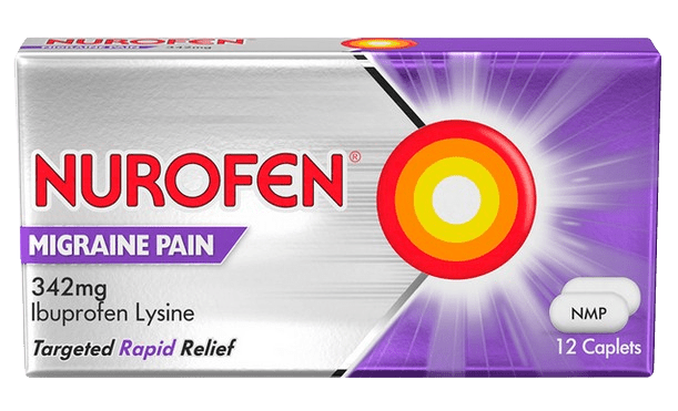 NUROFEN MIGRAINE PAIN 342MG 12S