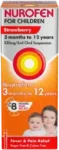 NUROFEN SUSPENSION STRAWBERRY 100MG/5ML 200ML