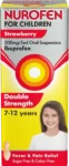 NUROFEN SUSPENSION STRAWBERRY 200MG/5ML 7-12YEARS DOUBLE