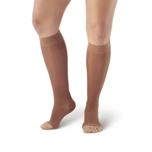 OCA GRADUATED COMPRESSION KNEE OPEN TOE
