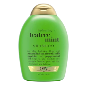OGX HYDRATING TEATREE MINT SHAMPOO 385ML