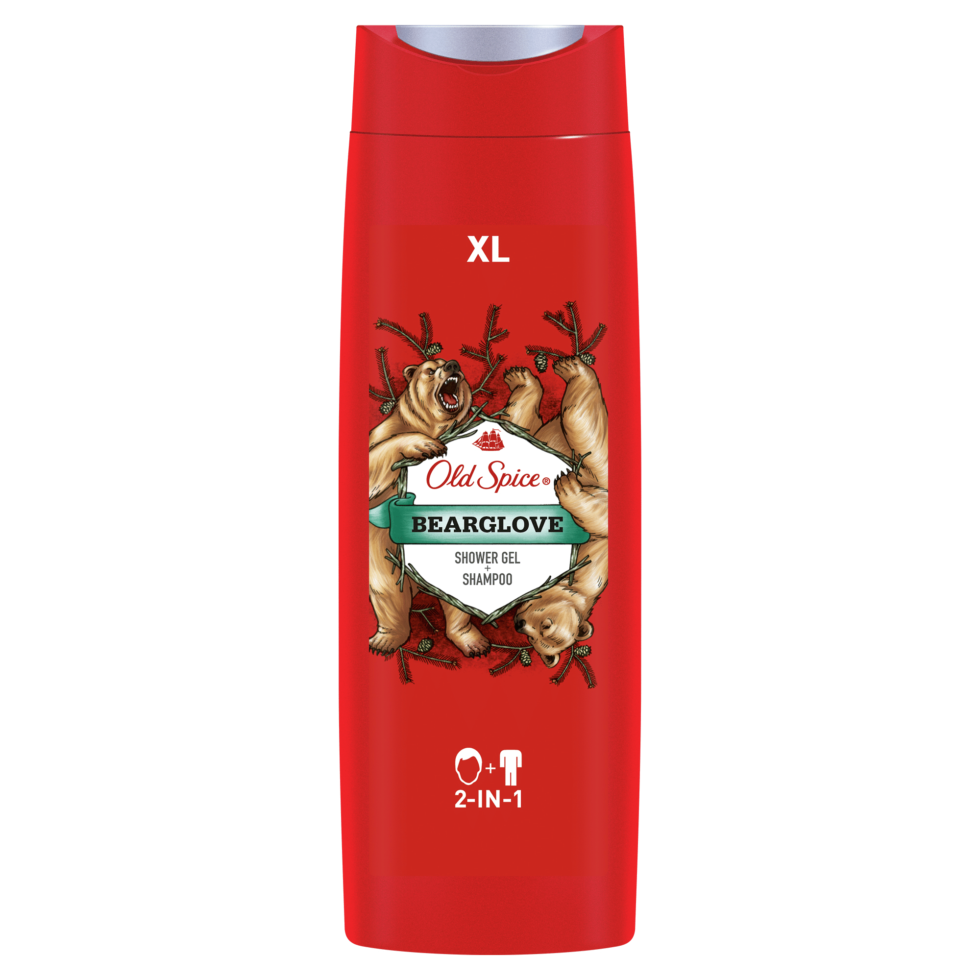 OLD SPICE BEARGLOVE SHOWER GEL + SHAMPOO 2-IN-1 XL 400ML