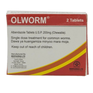 OLWORM 200MG TABLETS 2S