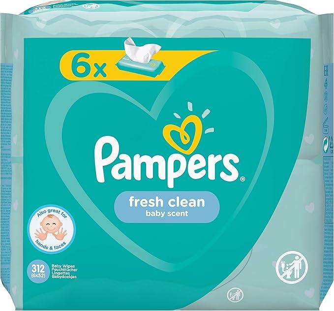 PAMPERS FRESH CLEAN 52WIPES