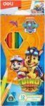 PAW PATROL ASSORTED 12PCS COLOR PENCILS-STARPAK & FLORELLO