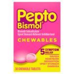 PEPTO BISMOL CHEWABLES 24TABLETS BISMUTH