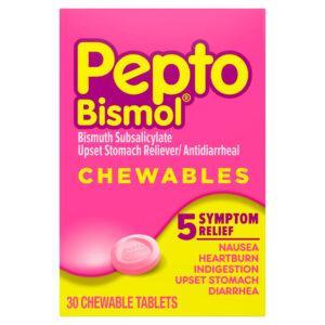 PEPTO BISMOL CHEWABLES 24TABLETS BISMUTH