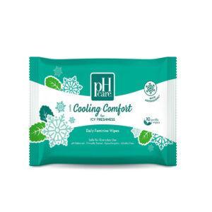 PH CARE COOLING COMFORT FEMININE WIPES 10S