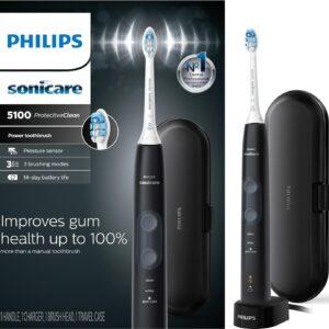 PHILIPS SONICARE 5100 PROTECTIVE CLEAN ELECTRIC T/BRUSH BLACK