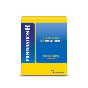 PREPARATION H HEMORRHOIDAL SUPPOSITORIES 12S