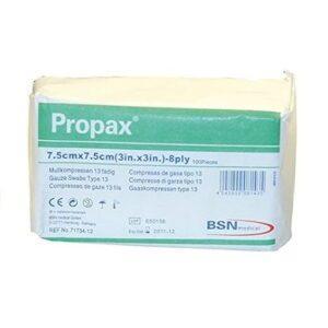 PROPAX NON STERILE 7.5CMX7.5CM 3INCH 100PCS