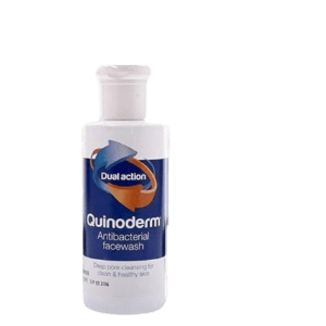 QUINODERM DUAL ACTION ANTIBACTERIAL FACEWASH 150ML