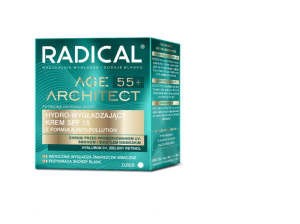 FARMONA RADICAL AGE 55+ ARCHITECT HYDRO-SMOOTHING CREAM SPF15 ANTI-POLLUTION DAY 50ML