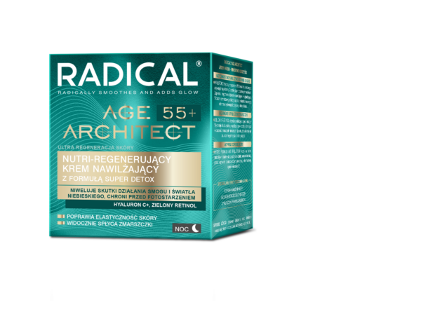 FARMONA RADICAL AGE 55+ ARCHITECT NUTRI-REGENERATING MOISTURIZING CREAM SUPER DETOX NIGHT 50ML