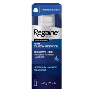 REGAINE FOR MEN EXTRA STRENGTH SCALP FOAM 5% MINOXIDIL 1X73ML