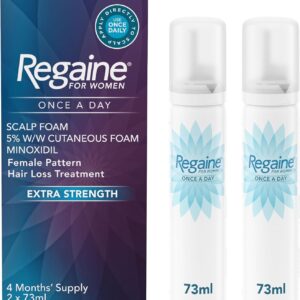REGAINE FOR WOMEN ONCE A DAY 2X73ML SCALP FOAM 5% MINOXIDIL EXTRA STRENGTH