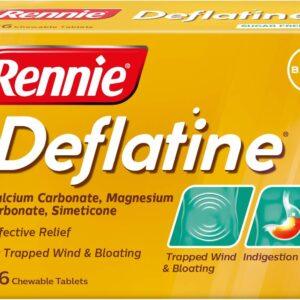 RENNIE DEFLATINE SUGAR FREE CHEWABLE TABS 36S
