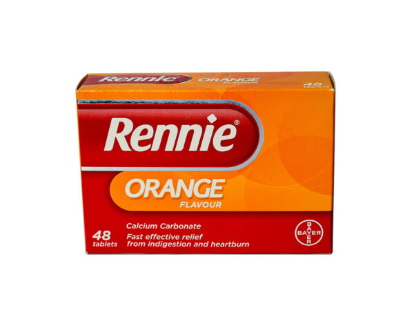 RENNIE ORANGE TABLETS 48S