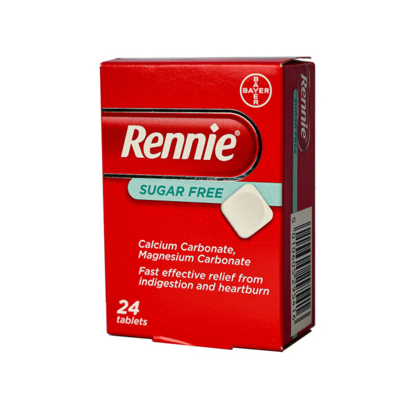 RENNIE SUGAR FREE TABLETS 24S