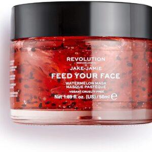 REVOLUTION JAKE JAMIE WATERMELON HYDRATING FACE MASK 50ML