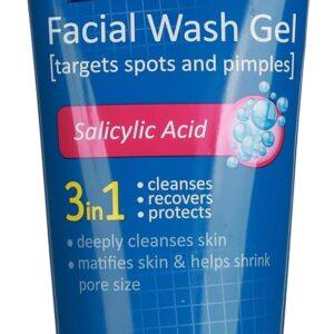 REVUELE NO PROBLEM 3IN1 FACIAL WASH GEL SALICYLIC ACID 200ML- 2168