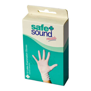 SAFE+ SOUND 10 LATEX EXAMINATION GLOVES