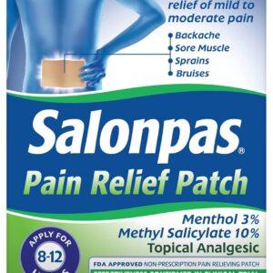 SALONPAS PAIN RELIEF PATCH 10CM X 14CM LARGE 9S
