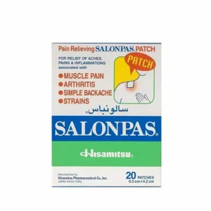 SALONPAS PAIN RELIEVING PATCH S/S 20S (6.5CM* 4.2CM)