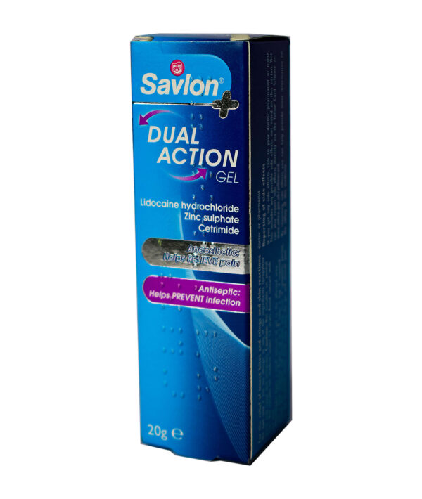 SAVLON DUAL ACTION GEL 20G