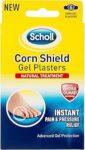 SCHOLL CORN SHIELD GEL PLASTERS 6`S