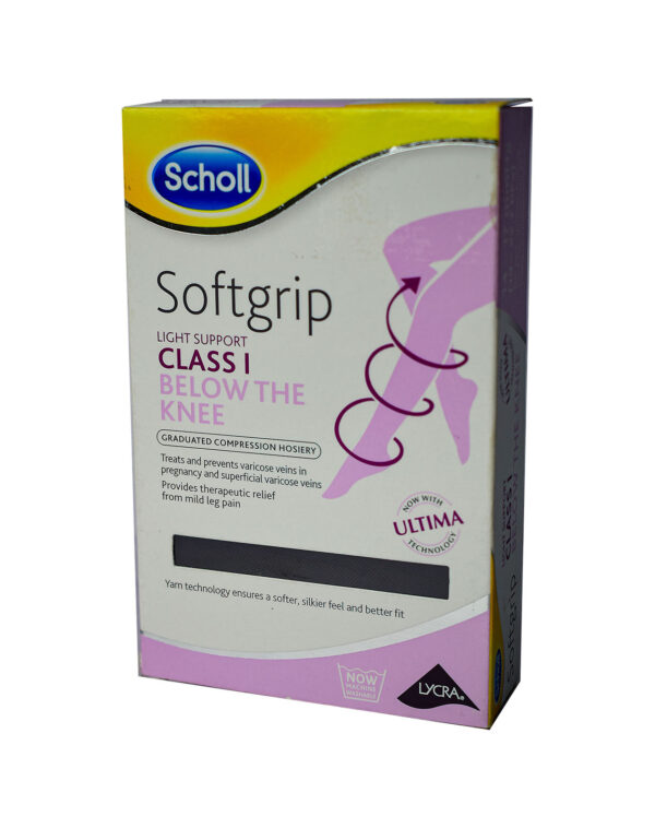 SCHOLL SOFTGRIP CLASS 1 BELOW THE KNEE NATURAL MEDIUM