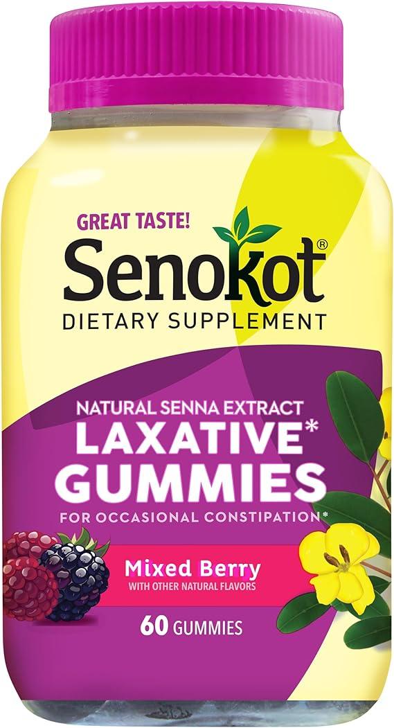 SENOKOT LAXATIVE GUMMIES 60S MIXED BERRY