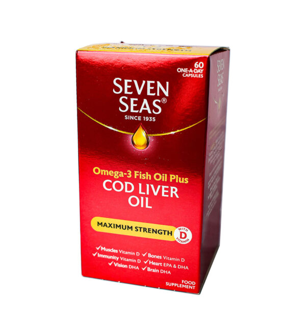 SEVEN SEAS COD LIVER OIL CLO ONE A DAY 60CAPS