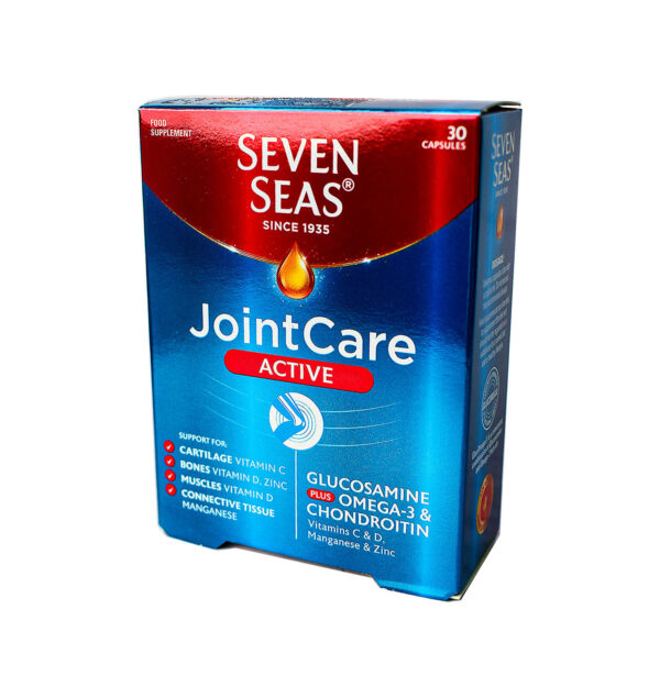 SEVEN SEAS JOINTCARE ACTIVE 30CAPS GLUCOSAMINE OMEGA3 CHONDROITIN
