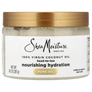 SHEA MOISTURE HEAD-T0-TOE NOURISHING HYDRATION 100%EXTRA VIRGIN COCONUT OIL 411G
