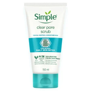 SIMPLE CLEAR PORE SCRUB DAILY SKIN DETOX 150ML