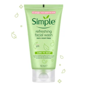 SIMPLE REFRESHING FACIAL WASH SOAP FREE 150ML