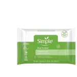 SIMPLE CLEANSING FACIAL WIPES SENSITIVE SKIN 25S