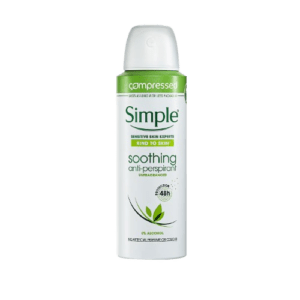 SIMPLE SOOTHING ANTI-PERSPIRANT SPRAY 125ML