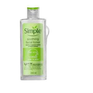 SIMPLE SOOTHING FACIAL TONER 100% ALCOHOL FREE 200ML