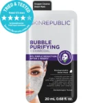 SKIN REPUBLIC BUBBLE CHARCOAL SHEET MASK
