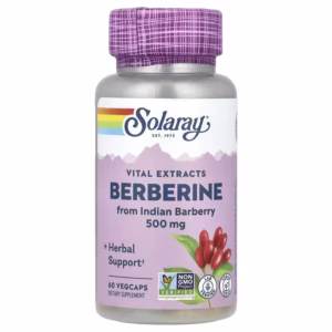 SOLARAY BERBERINE 500MG 60VEGCAPS BARBERRY
